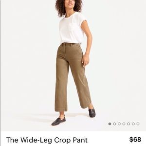 Everlane wide crop pant